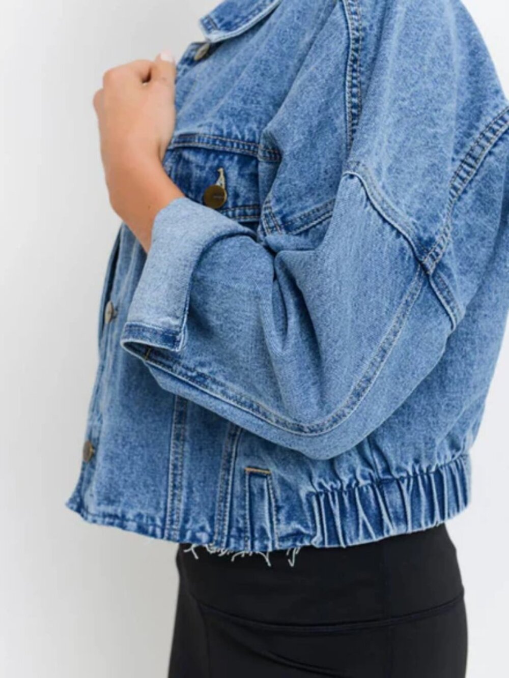 Mono B Light Blue Denim Jacket
